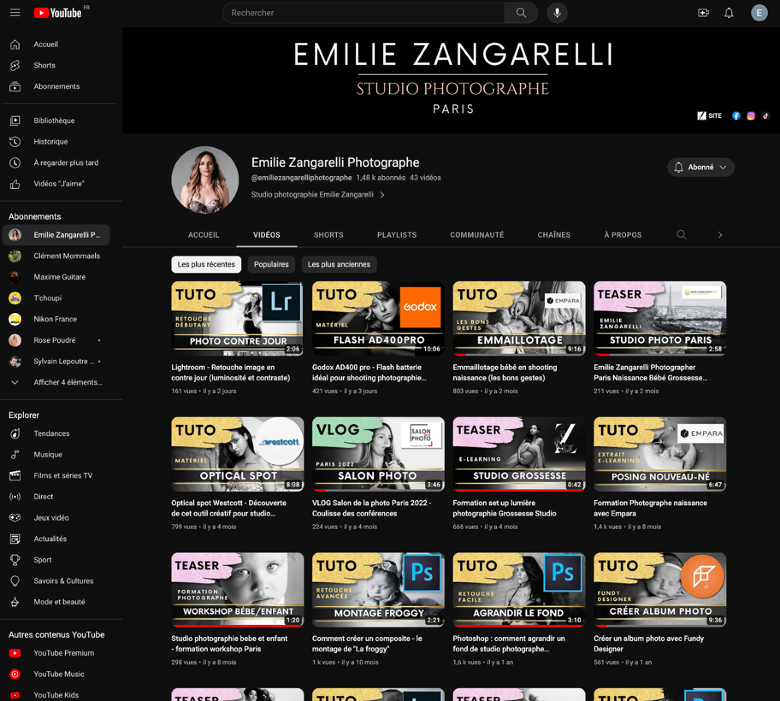 emilie-zangarelli-youtube
